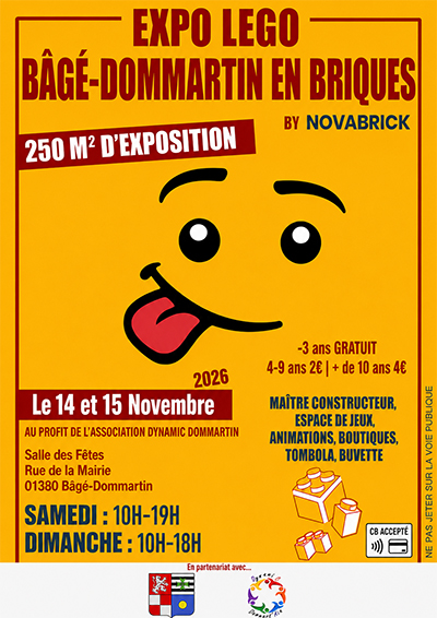 Affiche : Bâgé-Dommartin en Briques