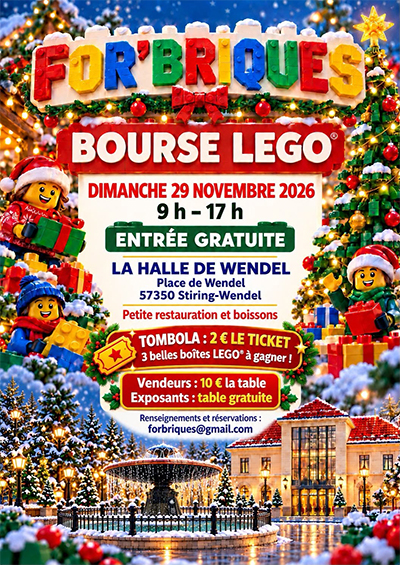 Affiche : Bourse LEGO For'Briques